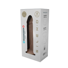 Фалоімітатор SilexD Flesh (MODEL 2 size 8in) Liquid Silicone, підходить для Apollo S та L - - фото №6