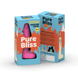 Свічка у вигляді члена Pure Bliss BIG Pink 18 см - - фото №7