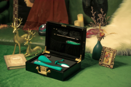 Набір Knight Jenay Pandora Box v2.0: вакуумний вібратор, вібратор, віброяйце, лоскітка та маска - - фото №6