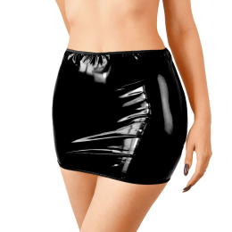 Сексуальна вінілова спідниця Art of Sex My Love чорна S - - фото №2