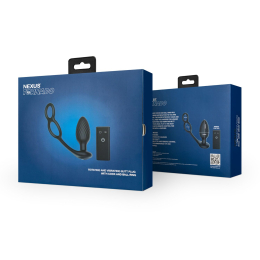 Анальна вібропробка Nexus Tornado Cock and Ball Ring обертання+вібрація, ерекційне кільце, пульт - №11