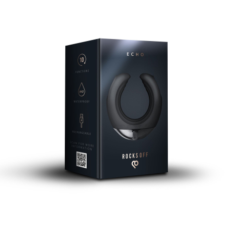 Мінімастурбатор Rocks Off Echo, 10 режимів вібрації, до 8 годин роботи - фото №9