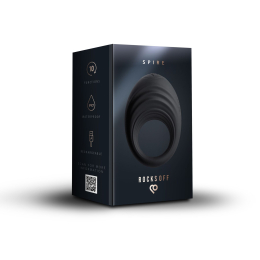 Ерекційне віброкільце Rocks Off Spire, дуже м’яке, 10 режимів - - фото №9