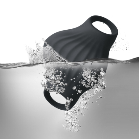 Мастурбатор Rocks Off Palm Black, петлі для пальців, 10 режимів - фото №3