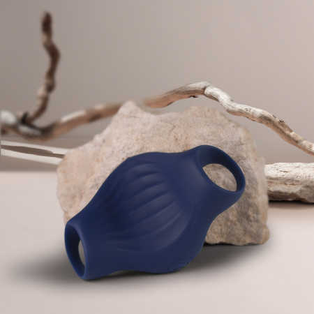 Мастурбатор Rocks Off Palm Blue, петлі для пальців, 10 режимів - фото №5