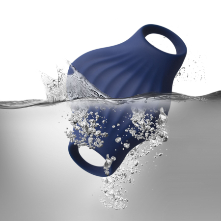 Мастурбатор Rocks Off Palm Blue, петлі для пальців, 10 режимів - фото №3