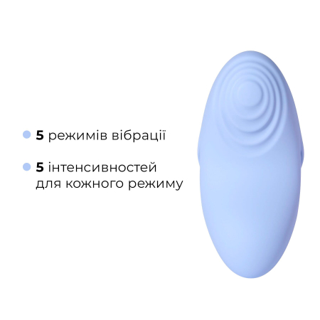 Смарт-вібратор для клітора Svakom Echo 2 Sky Blue, підігрів до 38 °C, знімна насадка на палець - фото №4