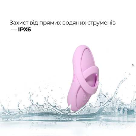 Смарт-вібратор для клітора Svakom Echo 2 Pink Lilac, підігрів до 38 °C, знімна насадка на палець - фото №8