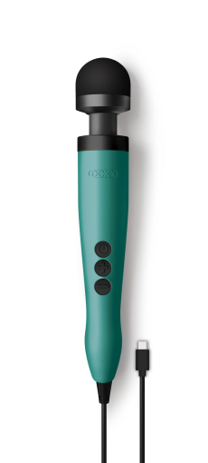 Вібромасажер DOXY3 USB-C Massager TURQUOISE, кабель USB-C, регульована інтенсивність, компактний - фото №4