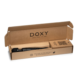 Вібромасажер DOXY3 USB-C Massager MATTE BLACK, кабель USB-C, регульована інтенсивність, компактний - №6
