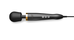 Преміальний вібромасажер DOXY Die Cast матово-чорний, з покриттям із 24-каратного золота - №3