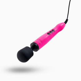 Вібромасажер DOXY Die Cast Massager Hot Pink, дуже потужний, живлення 220В, металевий корпус - - фото №2