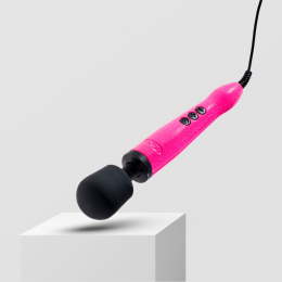 Вібромасажер DOXY Die Cast Massager Hot Pink, дуже потужний, живлення 220В, металевий корпус - - фото №6