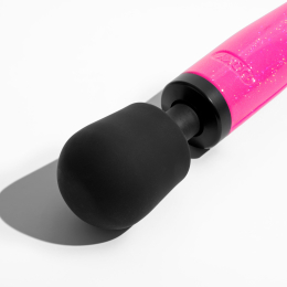 Вібромасажер DOXY Die Cast Massager Hot Pink, дуже потужний, живлення 220В, металевий корпус - - фото №3