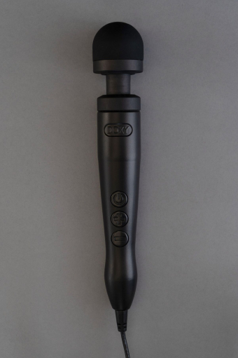 Вібромасажер DOXY Die Cast 3 Matt Black, дуже потужний, живлення 220В, металевий корпус - фото №7