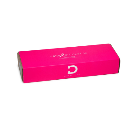 Вібромасажер DOXY Die Cast 3R Hot Pink, дуже потужний, перезаряджуваний, металевий корпус - фото №9