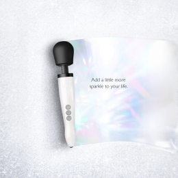 Вібромасажер DOXY Die Cast R Stardust White, перезаряджуваний, до 9000 об/хв - - фото №8