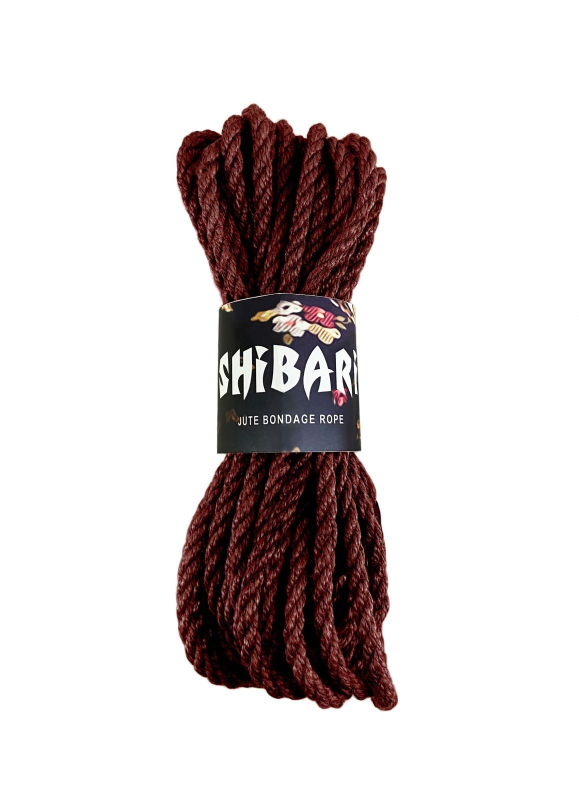 Джутова мотузка для шибарі Feral Feelings Shibari Rope, 8 м коричнева - фото