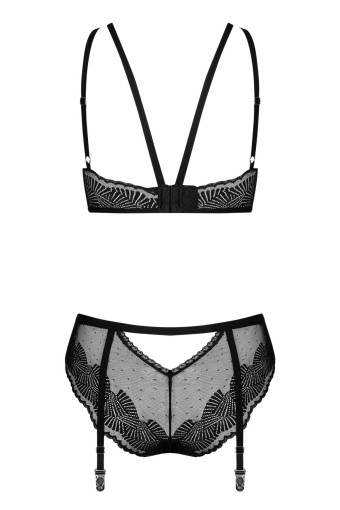 Комплект Obsessive Allastia 2-pcs set black L/XL - фото №3