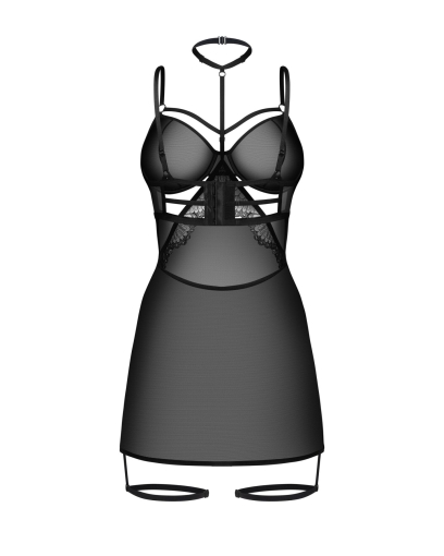 Бебі-долл Obsessive Arrowel Black chemise S/M - фото №2