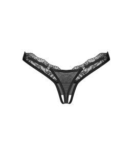 Трусики Obsessive Arrowel Black crotchless thongs L/XL - №3