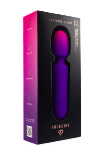 Вібромасажер Rocks Off Glo Girl - Wand - фото №2