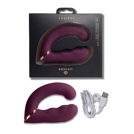 Вібратор Rocks Off Variety Burgundy - фото №7