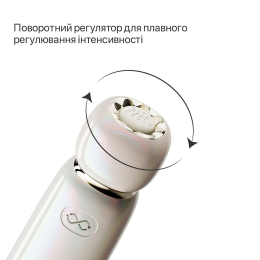 Вакуумний кліторальний стимулятор Zalo Lia Floral White, 3 насадки, 3 режими, різна інтенсивність - №15