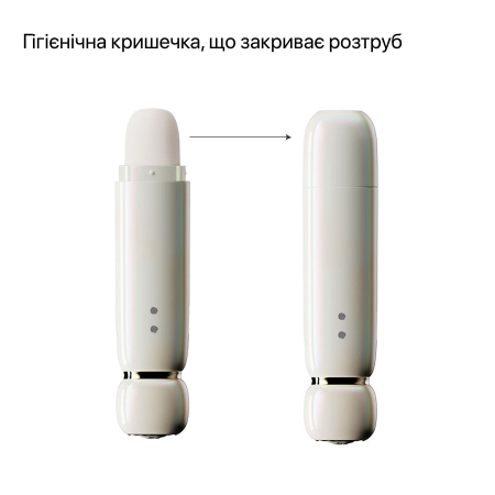 Вакуумний кліторальний стимулятор Zalo Lia Floral White, 3 насадки, 3 режими, різна інтенсивність - фото №17