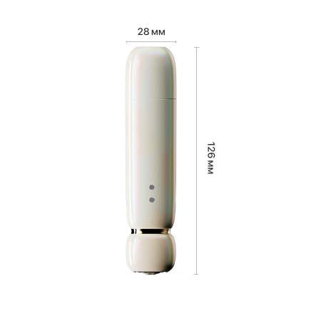 Вакуумний кліторальний стимулятор Zalo Lia Floral White, 3 насадки, 3 режими, різна інтенсивність - фото №13