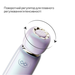 Вакуумний кліторальний стимулятор Zalo Lia Lavender Purple, 3 насадки, 3 режими, різна інтенсивність - №15