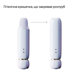 Вакуумний кліторальний стимулятор Zalo Lia Lavender Purple, 3 насадки, 3 режими, різна інтенсивність - №17