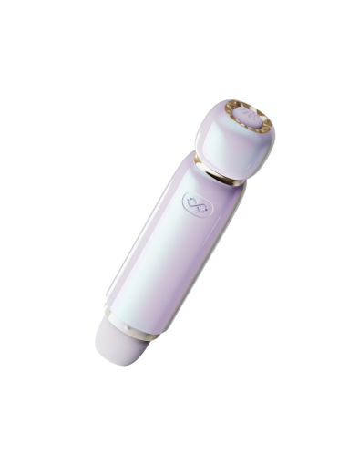 Вакуумний кліторальний стимулятор Zalo Lia Lavender Purple, 3 насадки, 3 режими, різна інтенсивність - фото №3