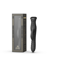 Смарт пульсатор-кролик з вібрацією Zalo Mose 2 Obsidian Black, підігрів до 42 °C, кристал Swarovski - - фото №13