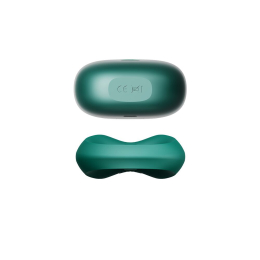 Ерекційне смарт-віброкільце Zalo Apis Turquoise Green, до 4 годин роботи, зарядний кейс - - фото №12