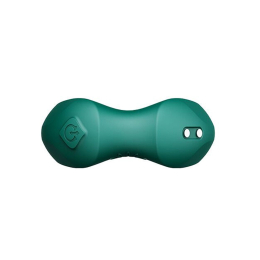 Ерекційне смарт-віброкільце Zalo Apis Turquoise Green, до 4 годин роботи, зарядний кейс - №33