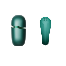 Ерекційне смарт-віброкільце Zalo Apis Turquoise Green, до 4 годин роботи, зарядний кейс - - фото №10