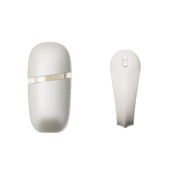 Ерекційне смарт-віброкільце Zalo Apis Ivory White, до 4 годин роботи, зарядний кейс - №9