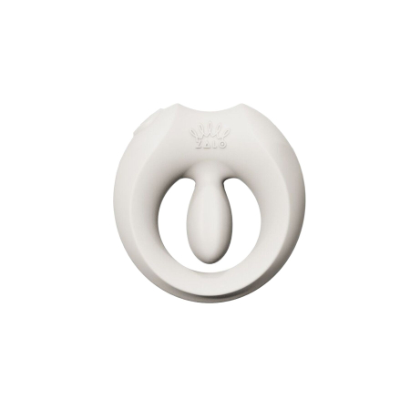 Ерекційне смарт-віброкільце Zalo Apis Ivory White, до 4 годин роботи, зарядний кейс - фото №24