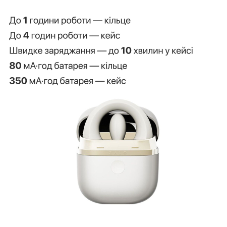 Ерекційне смарт-віброкільце Zalo Apis Ivory White, до 4 годин роботи, зарядний кейс - фото №32