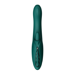 Смарт-вібратор Zalo Ares Turquoise Green, підігрів, 3 мотори, язичок для клітора, стимуляція точки G - №21