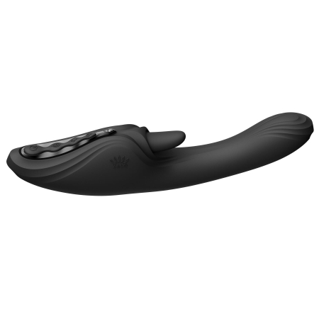 Смарт-вібратор Zalo Ares Obsidian Black, підігрів, 3 мотори, язичок для клітора, стимуляція точки G - фото №9