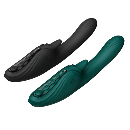 Смарт-вібратор Zalo Ares Obsidian Black, підігрів, 3 мотори, язичок для клітора, стимуляція точки G - фото №31