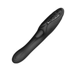 Смарт-вібратор Zalo Ares Obsidian Black, підігрів, 3 мотори, язичок для клітора, стимуляція точки G - №3