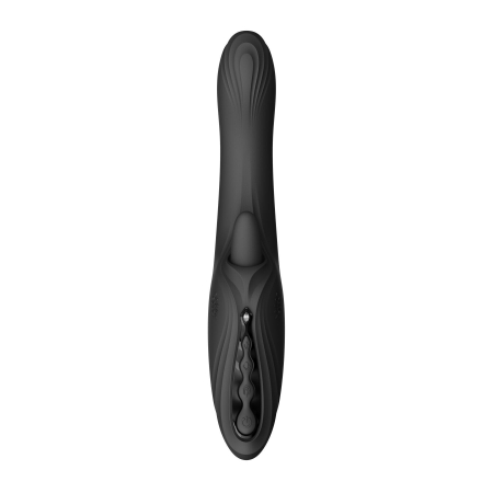 Смарт-вібратор Zalo Ares Obsidian Black, підігрів, 3 мотори, язичок для клітора, стимуляція точки G - фото №21