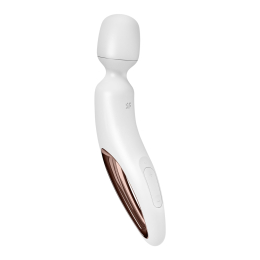 Вібромасажер Satisfyer Wand-erland (White/Rosegold) - фото