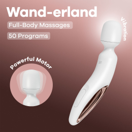 Вібромасажер Satisfyer Wand-erland (White/Rosegold) - - фото №6