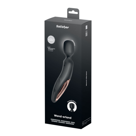 Вібромасажер Satisfyer Wand-erland (Black/Rosegold) - фото №5