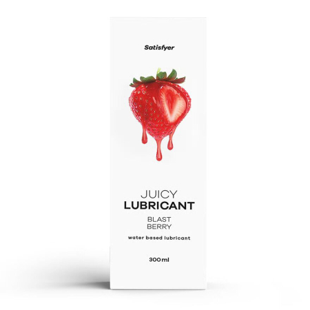 Лубрикант на водній основі Satisfyer Juicy Lubricant Blast Berry water based 300 мл - фото
