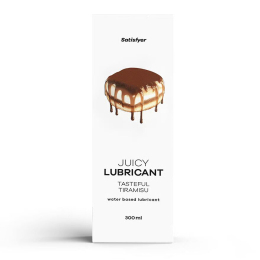 Лубрикант на водній основі Satisfyer Juicy Lubricant Tasteful Tiramisu water based 300 мл 